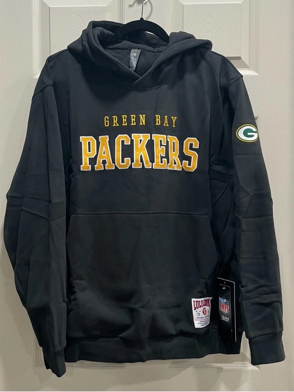 Lululemon NFL Green Bay Packers Steady State Pullover Hoodie Men Size Small
